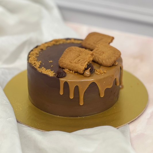 Dark Chocolate Biscoff Cake